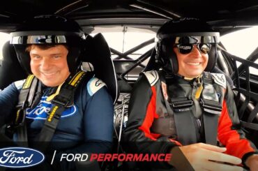 Jimmy Fallon & Jim Farley Test Drive the Mustang Supercar | Ford Performance
