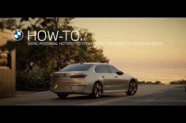 How to Use Personal Hot Spot to Stream YouTube Videos | BMW Genius How-to