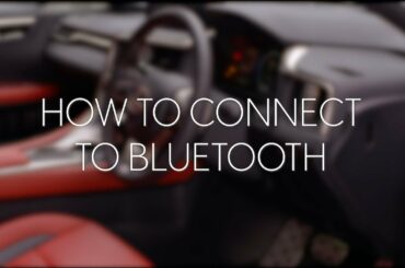 Lexus RX: How to pair your phone via Bluetooth
