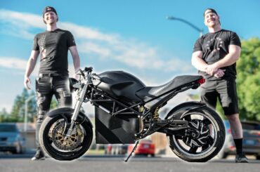 We built a FAST Street-Legal ELECTRIC STEALTHBIKE (Parts List Included) *FULL BUILD*