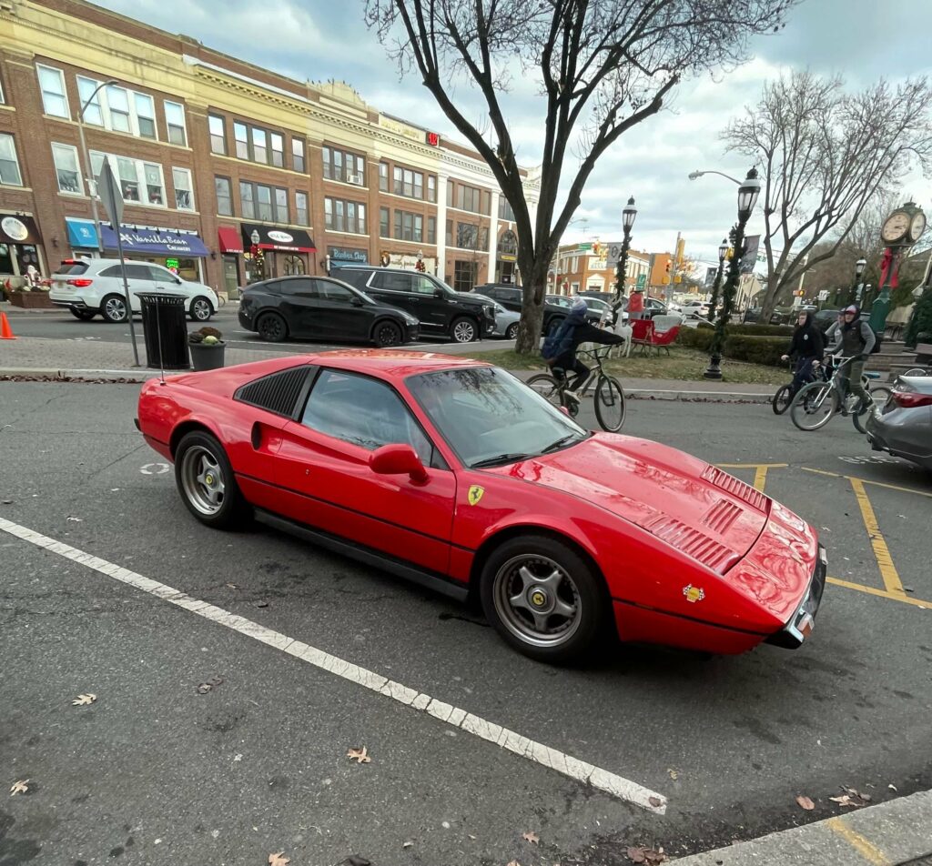 [ferrari unknown] hanging outside coffee shop in suburban NJ