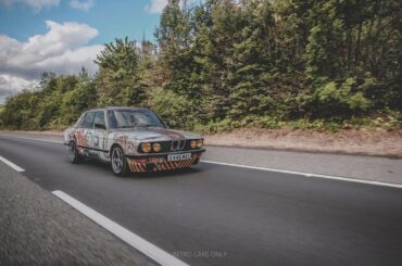 Rat fink art design on a BMW E28