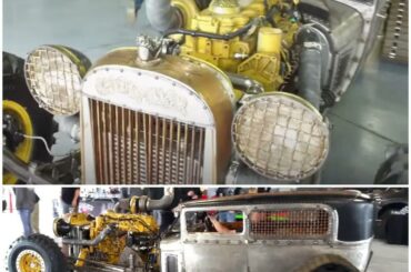"Caterkiller." Caterpillar Diesel Powered Rat Rod by Welderup, Las Vegas