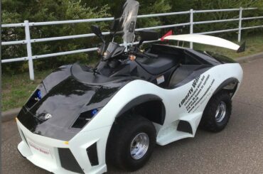 When an ATV and a Lamborghini love each other very much
