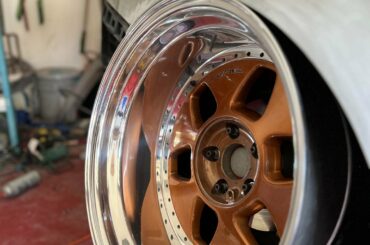 6in lips finally installed. 255/35 will fit nice on these 18x12s