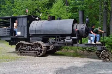 Lombard Steam Log Hauler. First vehicle to use continuous tracks for propulsion.
