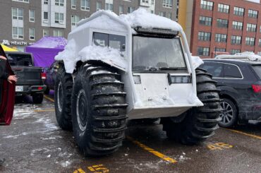 Looks like it belongs on the moon. Spotted at MN Vikings tailgate party.
