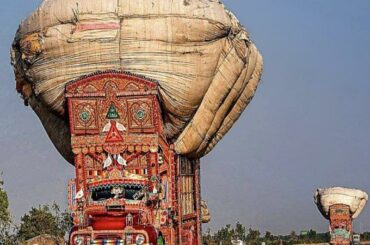 Pakistani wheat trucks