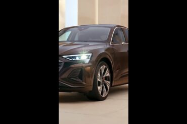 Lighting up the future. The new, fully electric Audi Q8 Sportback e-tron*.
