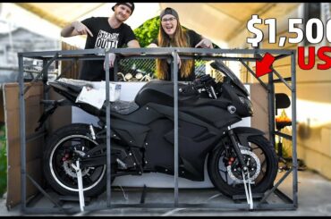 I bought an ELECTRIC SPORTBIKE from CHINA ($1,500 NEW)