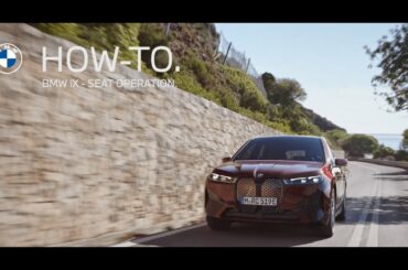BMW iX Seat Operation | BMW Genius How-to | BMW USA