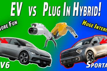 Which Is Right For You? An EV Or a Plug In Hybrid? Kia EV6 & Sportage PHEV Compared