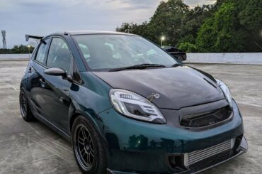 I see your Nissan Micra and raise you a 2015 Honda Brio with a 500hp turbocharged 1.5L engine from a Honda Fit.