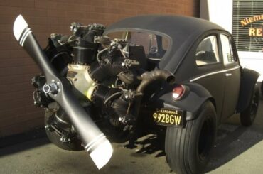 7 piston 1934 Aircraft & M2 Tank Engine swapped into a VW Bug