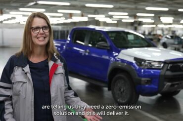 Hydrogen Toyota Hilux prototype annoucement