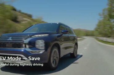 All-New 2023 Mitsubishi Outlander PHEV | EV Modes