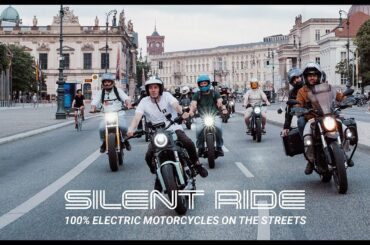 Silent Ride - 100% Electric Motorcycles on Berlin Streets