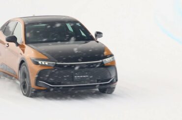 Crown CROSSOVER-snow test ride-cornering