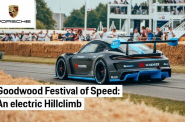 Porsche 718 Cayman GT4 ePerformance: an electric Hillclimb