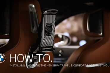 Learn How to Install and Use the BMW Travel & Comfort System Pro Tablet