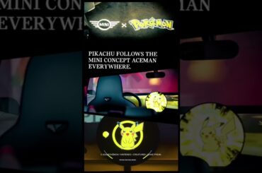 Follow Pikachu and discover the MINI Concept Aceman – our first all-electric crossover concept car.