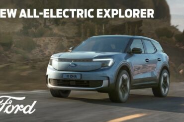 This is the New All-Electric Explorer. This is Exploring Reinvented.