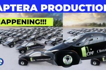 Aptera Production Happening NOW | 101 SEV Fleet and More