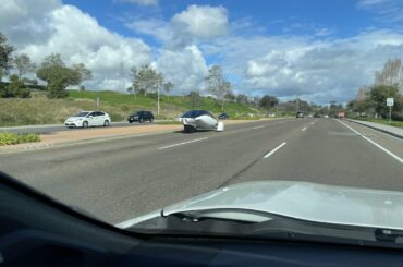 An Aptera my wife just spotted in the wild