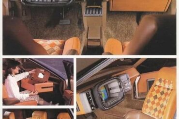 Mazda MX-81 Aria interior, 1981 - By Bertone.