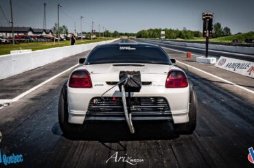 This is picture of my Toyota Mr2 Spyder. Video on the drag strip on another post.