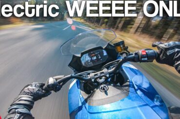 THESE ELECTRIC BIKES ARE FAST! Zero SR/S sound [RAW Onboard]