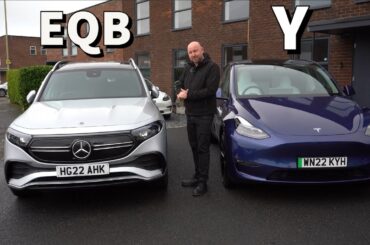 7 seater EV surprise - Mercedes EQB v Tesla Model Y. The unknown niche electric car is good!