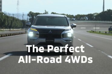 三菱の4WD「高速、カーブでも大丈夫!」篇