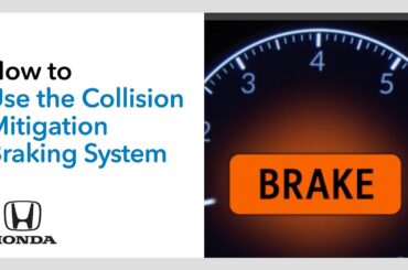 How to Use the Collision Mitigation Braking System™ (CMBS™)