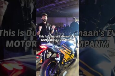 Dulquer Salmaan's new Electric Motorcycle company! Ultraviolette F77 ! #shorts