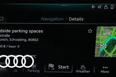 Digital services - On-street-parking and online points of interest