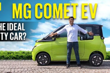 MG Comet EV review - Is it the ideal city car? | First Drive | Autocar India