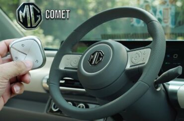MG Comet Review - The Big Small Electric Car for City Use, 500 Rs. per month