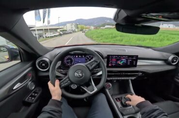 2023 Alfa Romeo Tonale Plug-in Hybrid Test Drive POV | Ambience Binaural Sound