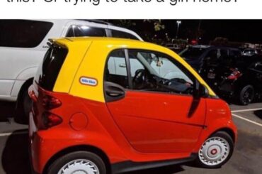 The only appropriate paint job for this car