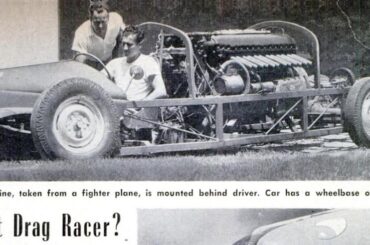 The Green Monster #2, 1954, custom built with a P-51 airplane engine by 3-time world land speed record holder Art Arfons
