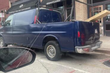 Spotted in Milwaukee… a van-truck conversion