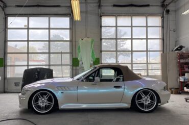 Tidied up my rear fitment, added a few more coats of pearl