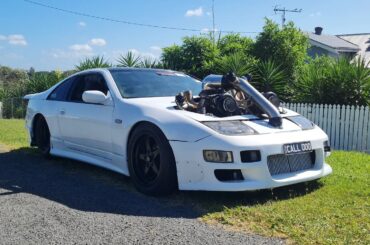 Look at this wild Toyota. I love when people modify Mitsubishis like this. Nothing beats a twin supercharged rotary.