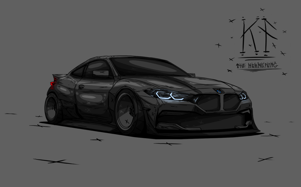 2023 BMW M4 WIDEBODY KIT CONCEPT (COMMISSIONS OPEN), art by me