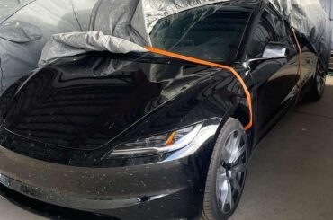 Updated Tesla Model 3 leaked