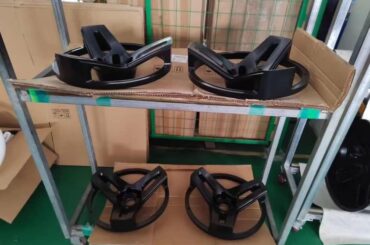 Wheel faces are cut and powder coated.