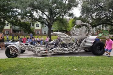 A slightly customized vehicle in Houston