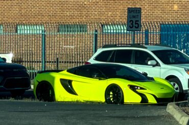 There was no missing this loud, highlighter [McLaren]