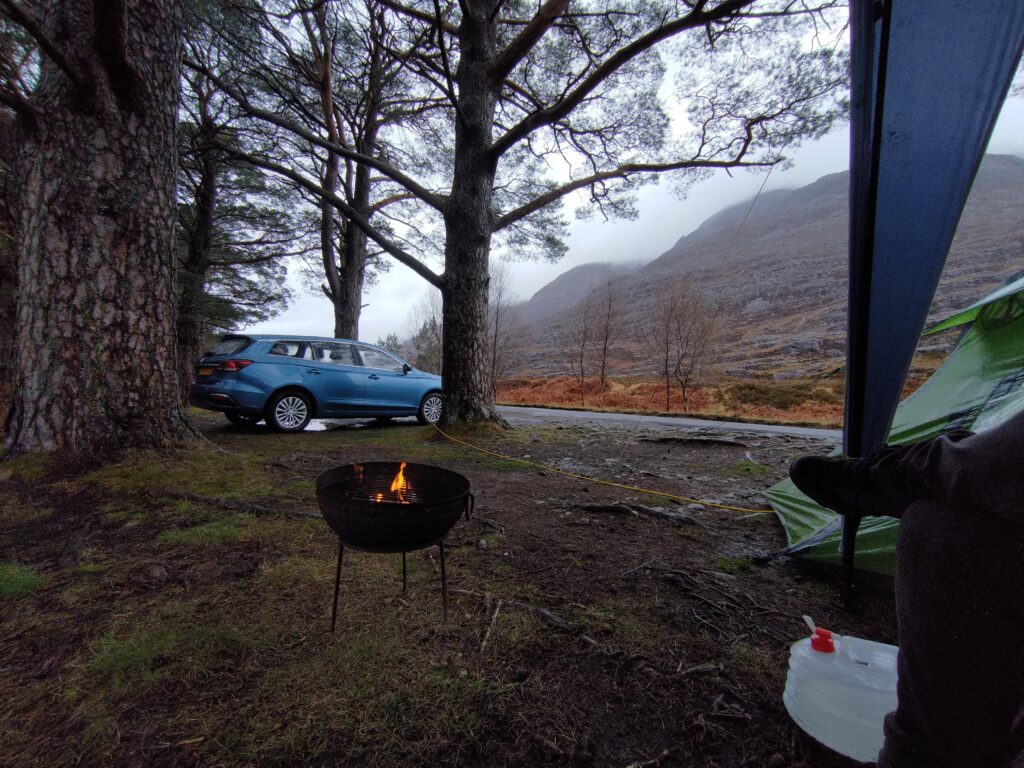 attempting the north coast 500 around Scotland in my MG5 EV Short Range, made it from the south coast of England and finally on the route!